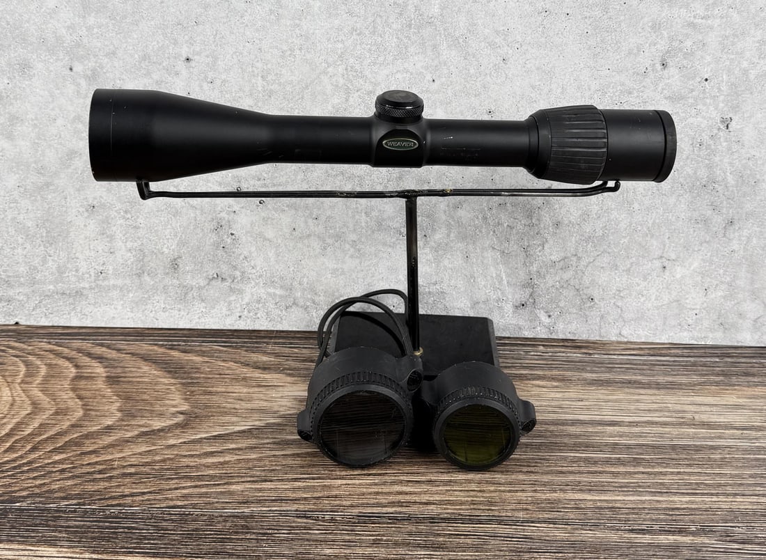 Weaver RMEF 3x-10x40 Rifle Scope: Duplex Reticle