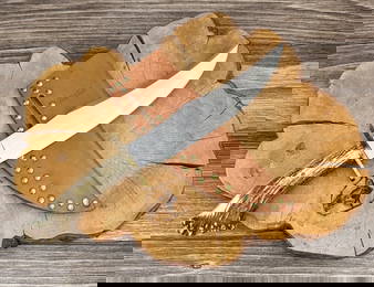 Ruana Bonner Montana Mountain Man Bowie Knife