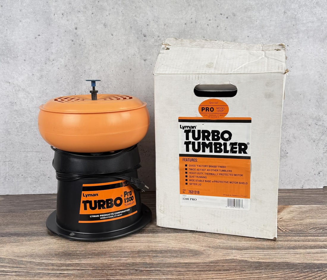 Lyman Turbo Tumbler Pro 1200: Nice example in box. Working.