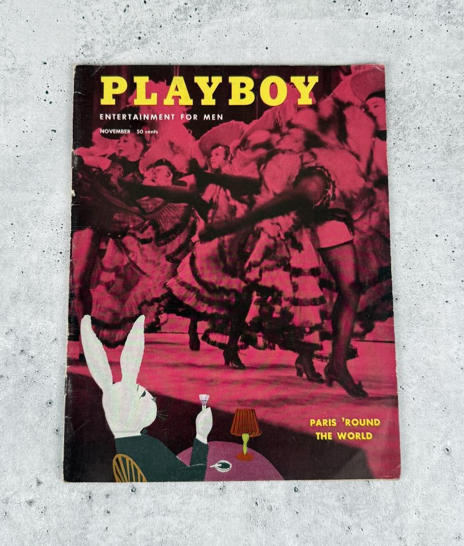 November 1954 Playboy Magazine: Nice example.