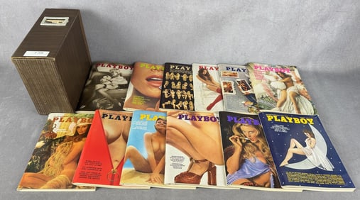 1973 Playboy Magazine Full Year Run