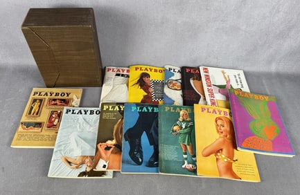 1967 Playboy Magazine Full Year Run