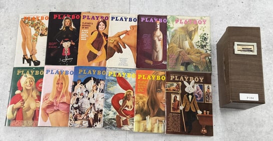 1972 Playboy Magazine Full Year Run