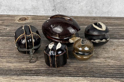 Antique Porcelain Johnny Ball Insulators