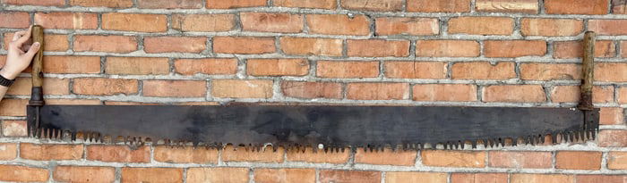 Antique Crosscut Logging Saw