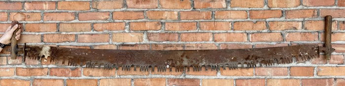 Antique Crosscut Logging Saw