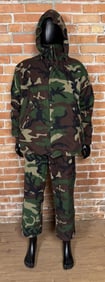 Cabelas Dry-Plus Woodland Camo Jacket Pants