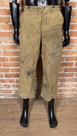 1950s Vintage Filson Button Fly Tin Cloth Pants