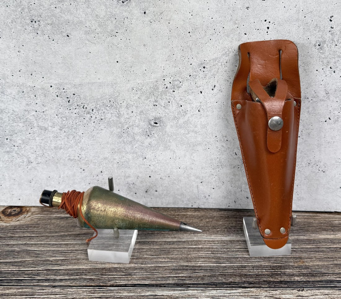 Antique Brass Steel Plumb Bob (1 of 8)