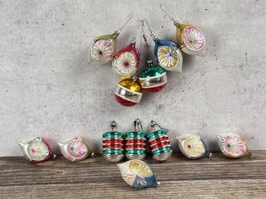 Vintage Shiny Brite Christmas Ornaments