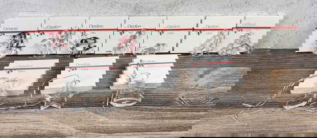 Orrefors Glass Christmas Ornaments