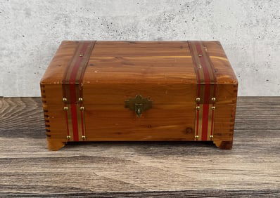 Pilliod Swanton Ohio Cedar Sewing Box