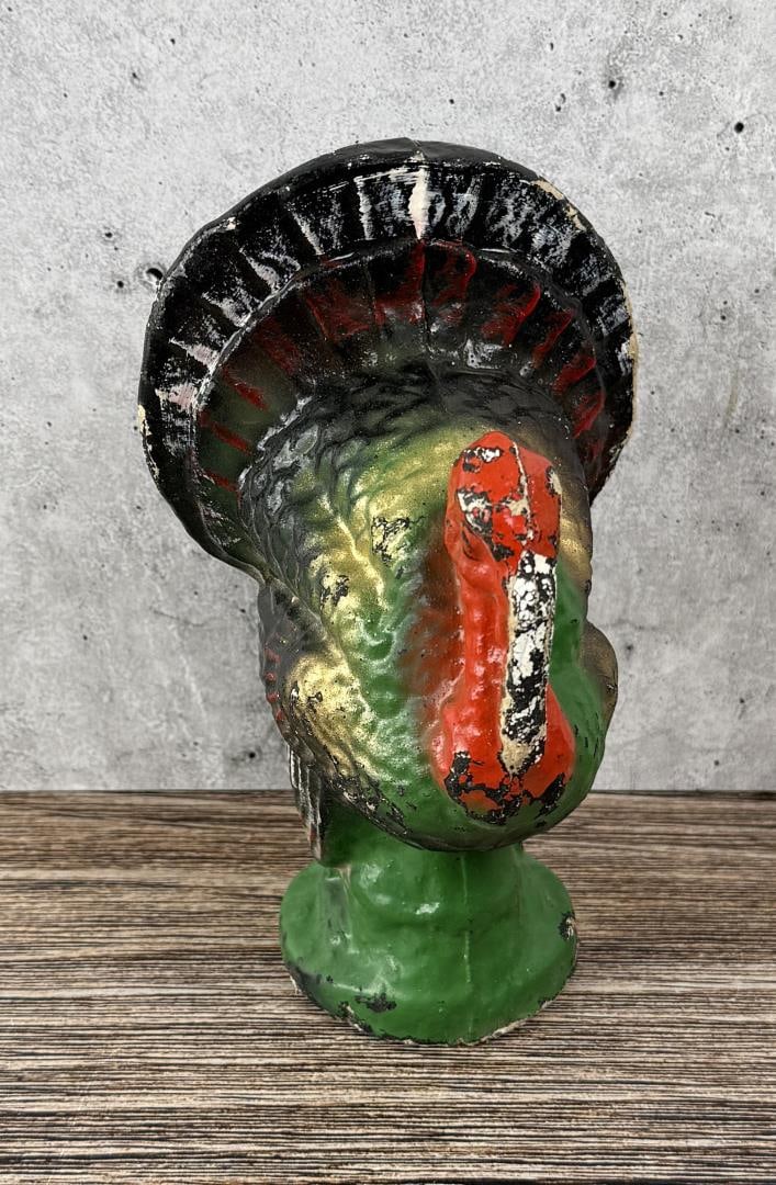 Paper Mache Turkey Thanksgiving Candy Container (1 of 4)