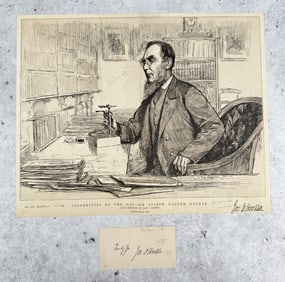 Joseph Dalton Hooker Botanist Signature