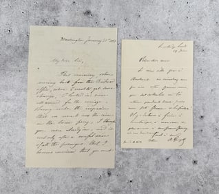 Arnold Henry Guyot Geologist Signed Letters