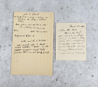 John George Wood Natural History Signed Letter