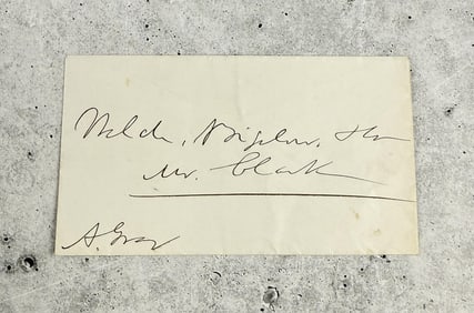 Asa Gray American Botanist Signature