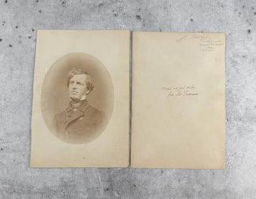 Edward Tuckerman Botanist Signature and Photo