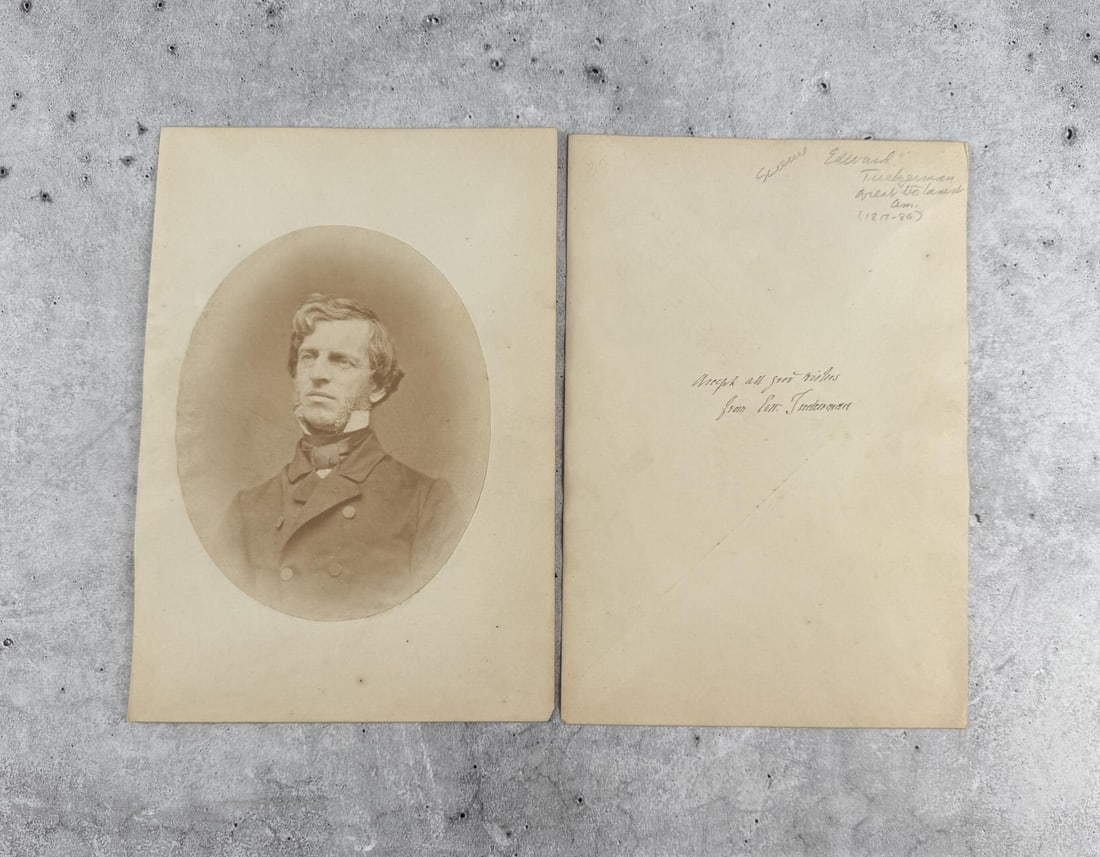 Edward Tuckerman Botanist Signature and Photo: Edward Tuckerman (December 7, 1817, in Boston, Massachusetts ? March 15, 1886) was an American botanist and professor who made significant contributions to the study of lichens and other alpine plants