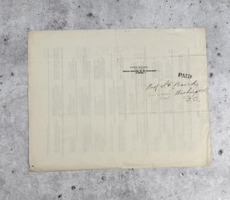 Spencer Fullerton Baird Naturalist Signed Document