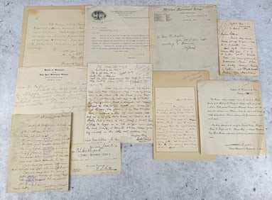 Assorted Letters Botanists and Scientists