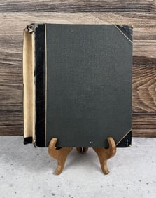 Victorian Botanist Herbarium Specimen Book