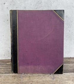 Victorian Botanist Herbarium Specimen Book