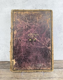 Victorian Botanist Algae Herbarium Specimen Book