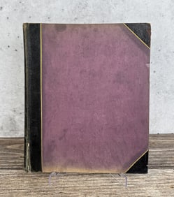 Victorian Botanist Herbarium Specimen Book