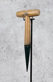 Wood and Metal Garden Seed Dibber