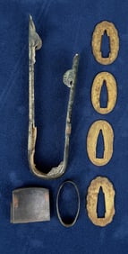 Antique Japanese Samurai Sword Fittings