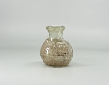 Ancient Roman Glass Unguentarium Perfume Bottle