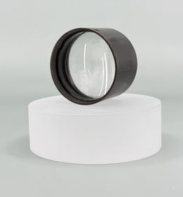 Antique Bronze Magnifying Glass Lens