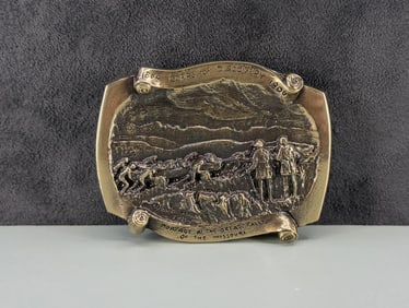 Bob Scriver Montana Lewis & Clark Belt Buckle