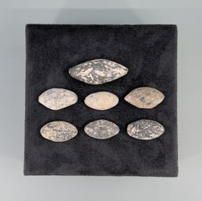 Ancient Cypriot Lead Sling Bullets