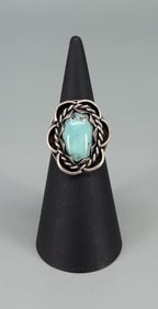 Navajo Sterling Silver Turquoise Ring
