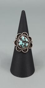 Navajo Sterling Silver Turquoise Ring