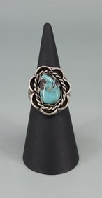 Navajo Sterling Silver Turquoise Ring