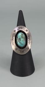 Navajo Sterling Silver Turquoise Ring