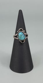 Navajo Sterling Silver Turquoise Ring