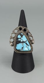 Navajo Sterling Silver Turquoise Ring