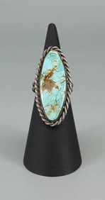 Navajo Sterling Silver Turquoise Ring