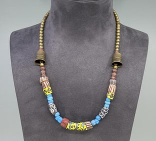 Native American Indian Trade Bead Necklace