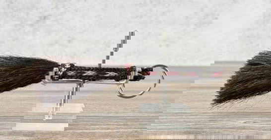 Deer Lodge Prison Montana Horsehair Keychain