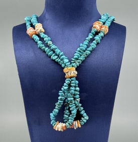 Exceptional Santo Domingo Pueblo Jacla Necklace