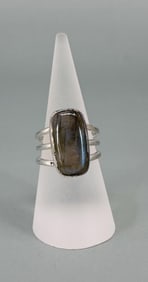 Sterling Silver Labradorite Ring