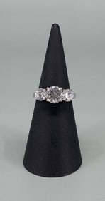 SW Sterling Silver CZ Ring