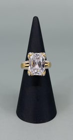 Sterling Silver CZ Cocktail Ring