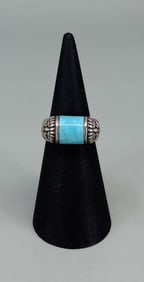 Relios Carolyn Pollack Sterling Turquoise Ring