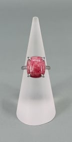 Color of the Year Sterling Pink Thulite Ring